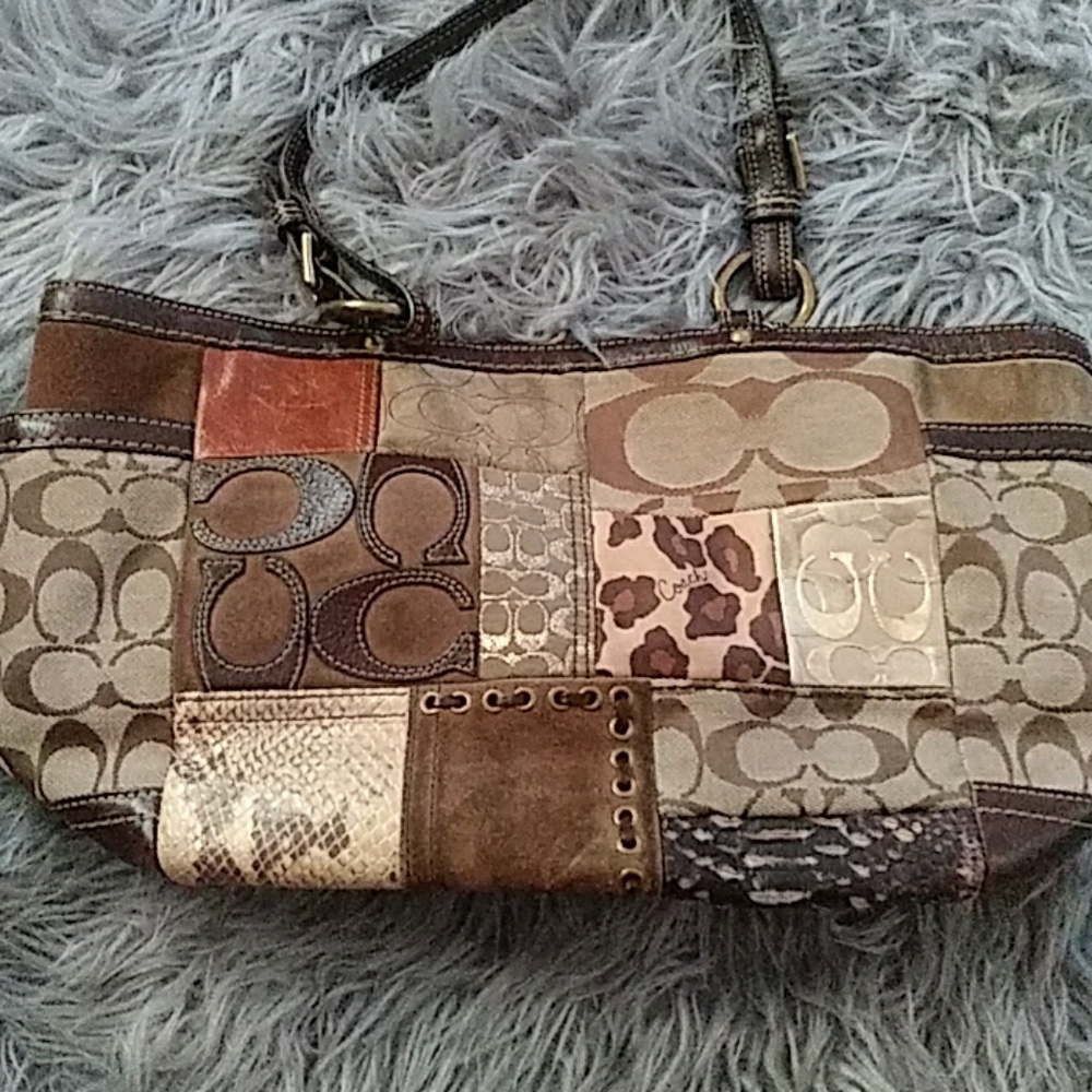 Patchwork Coach Purse